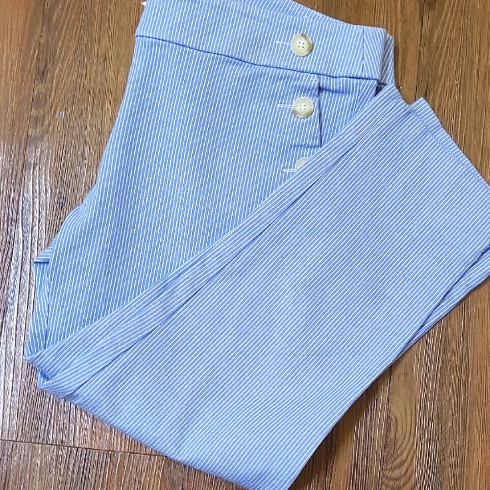 LOFT Blue Dress Pants with‎ Textured Fabric